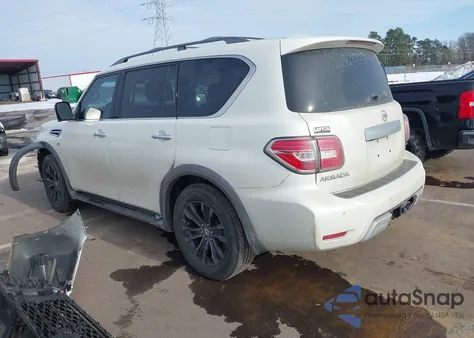 2017 Nissan Armada Platinum from USA, damaged, VIN JN8AY2NF2H9303301
